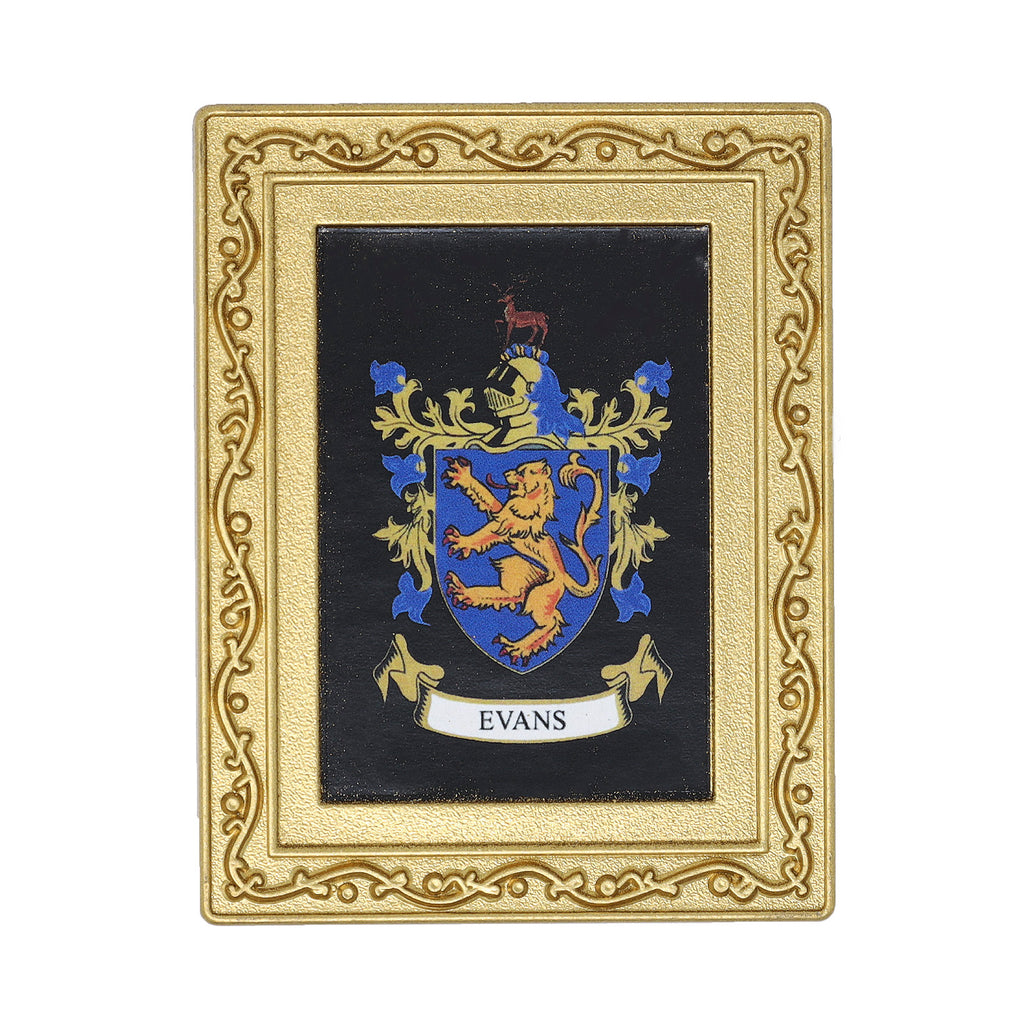 Coat Of Arms Fridge Magnet Evans