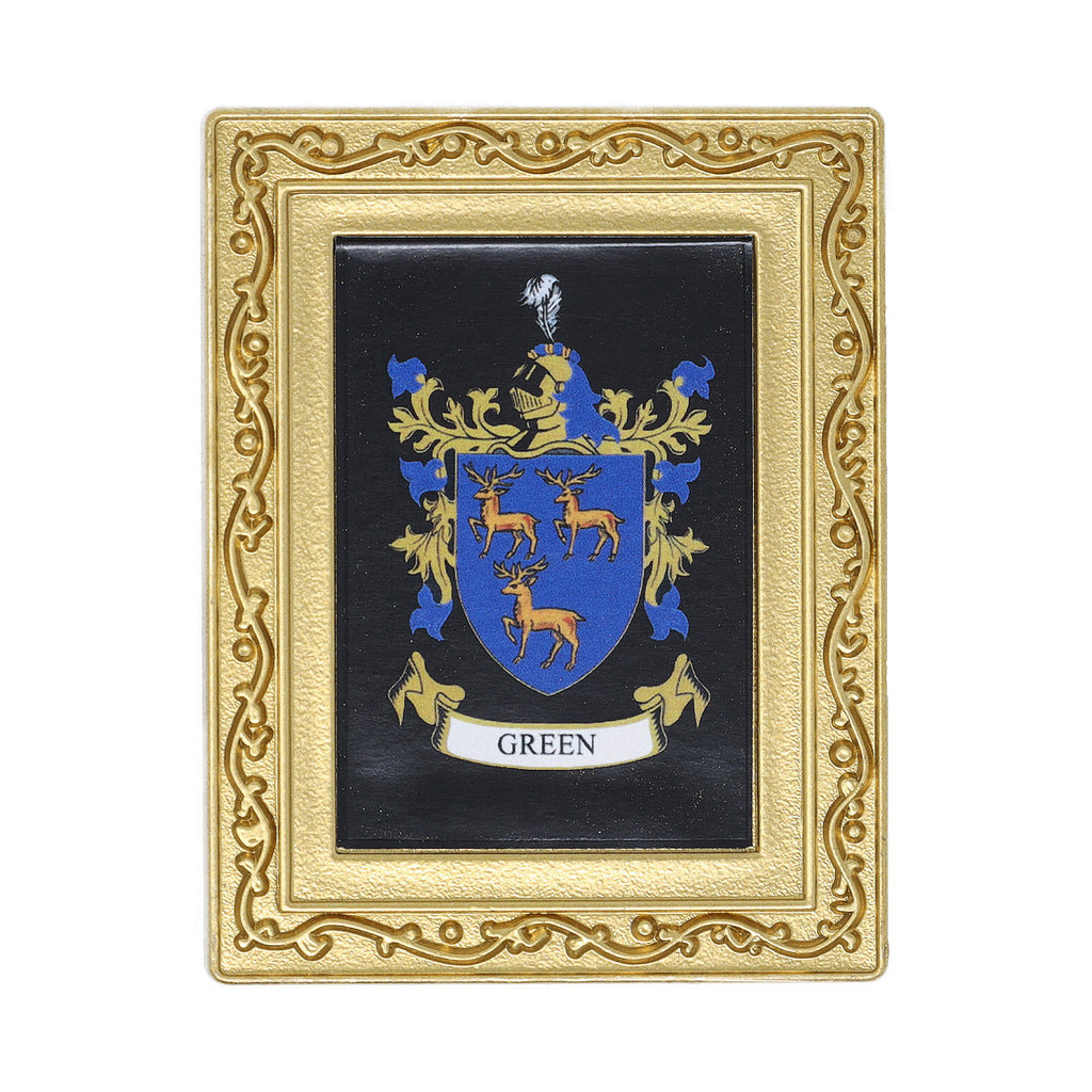 Coat Of Arms Fridge Magnet Green