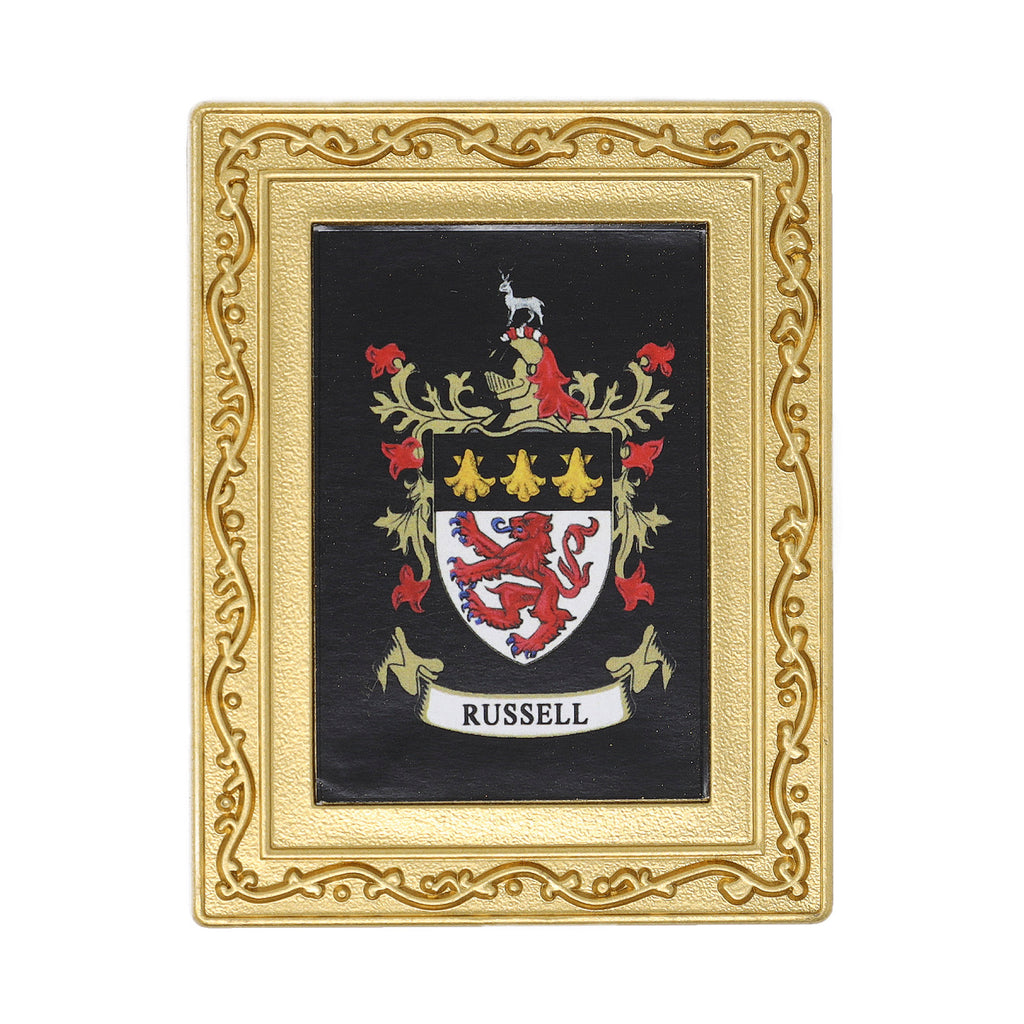 Coat Of Arms Fridge Magnet Russell