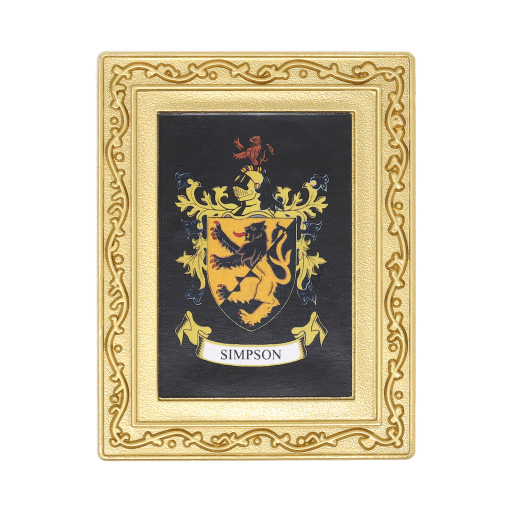 Coat Of Arms Fridge Magnet Simpson