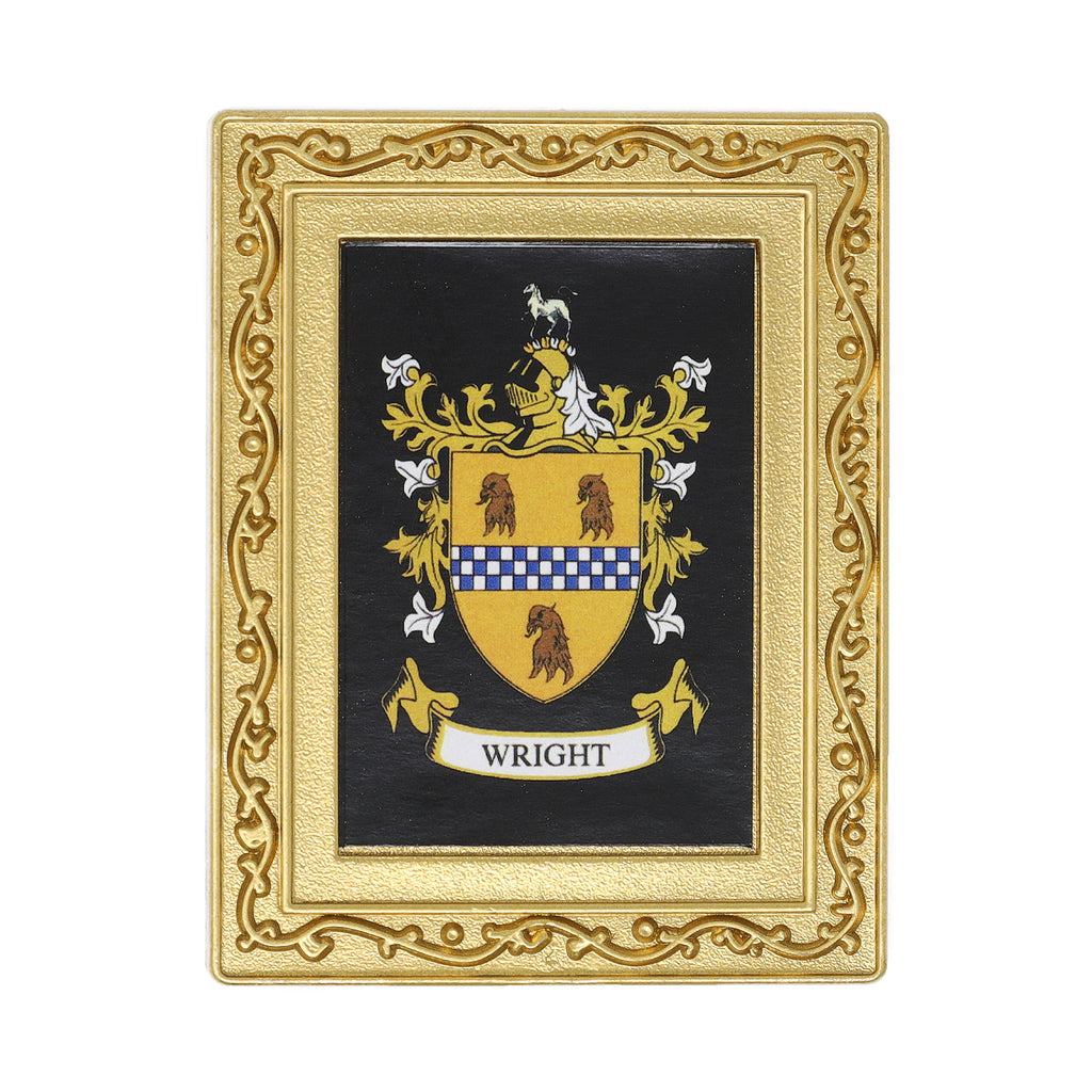 Coat Of Arms Fridge Magnet Wright