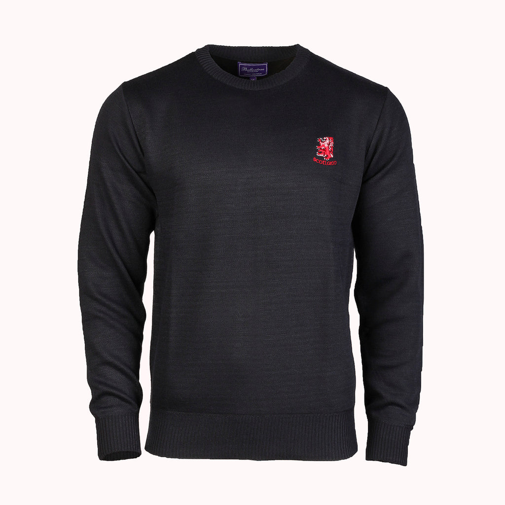 Men's Ballantrae Lion Jumper  Navy