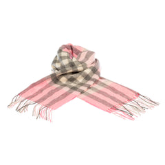 Chequer Tartan 90/10 Cashmere Scarf Bar Pink – Heritage of Edinburgh