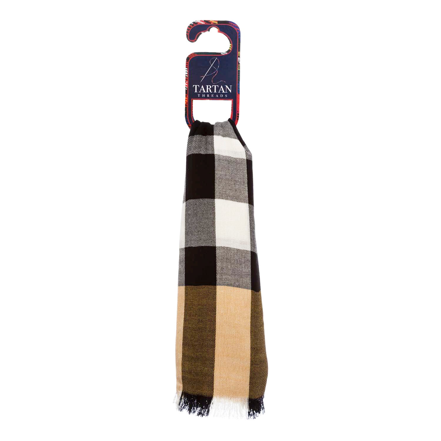 Tartan Stole Exploded Scotty Thomson Camel – Heritage of Edinburgh
