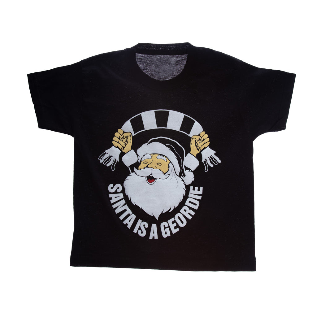 Xmas Tshirt Santa Geordie Fan