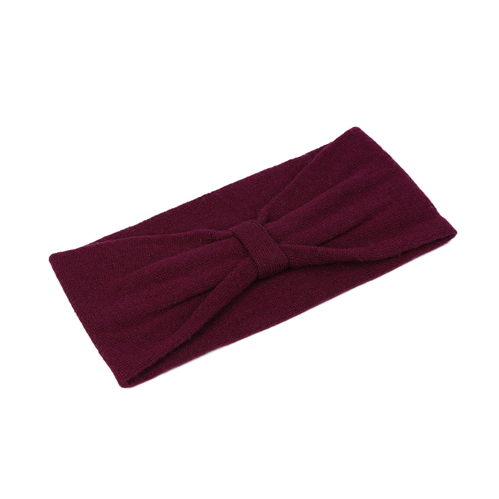 100% Cashmere Plain Ladies Headband Eminence