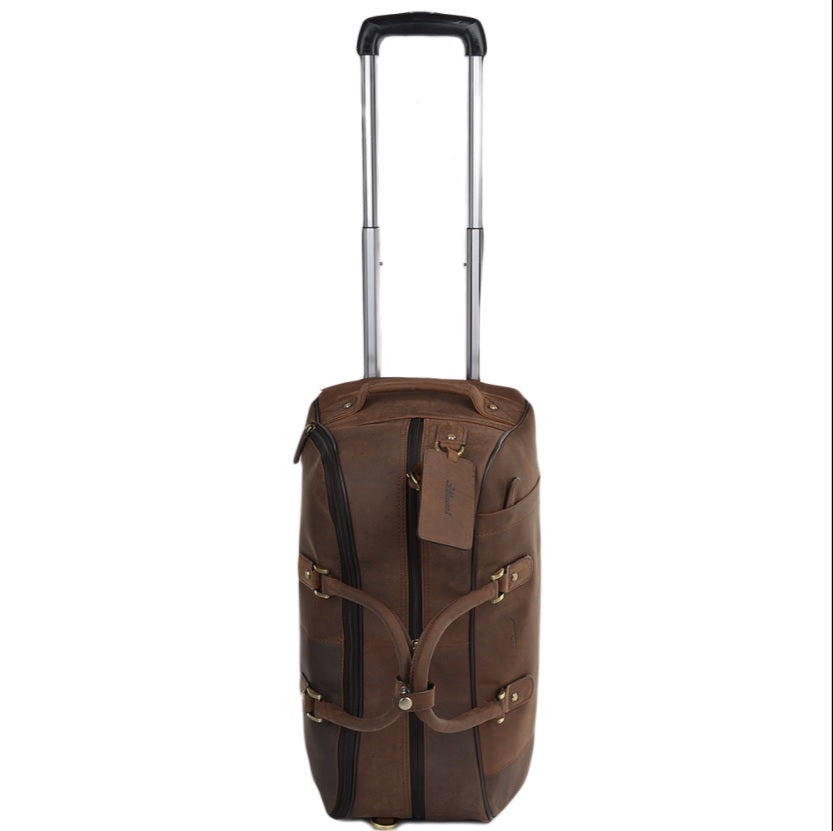 Albert Wheeled Travel Holdall Mud
