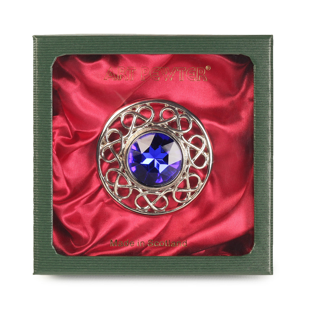 Stroma Brooch Blue