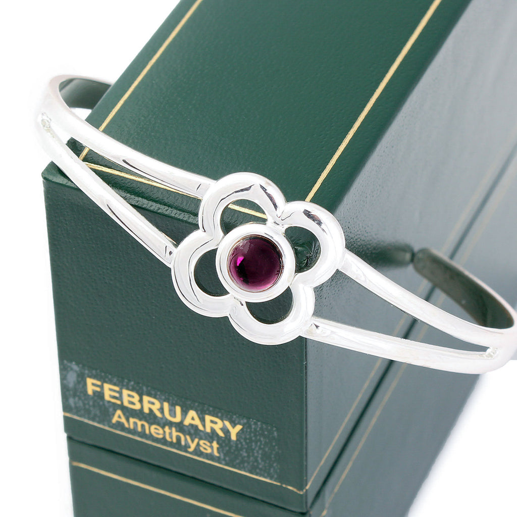 Birth Stone Bangle February