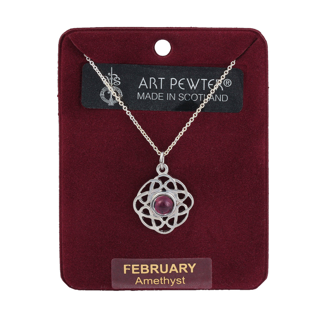 Birth Stone Pendant February