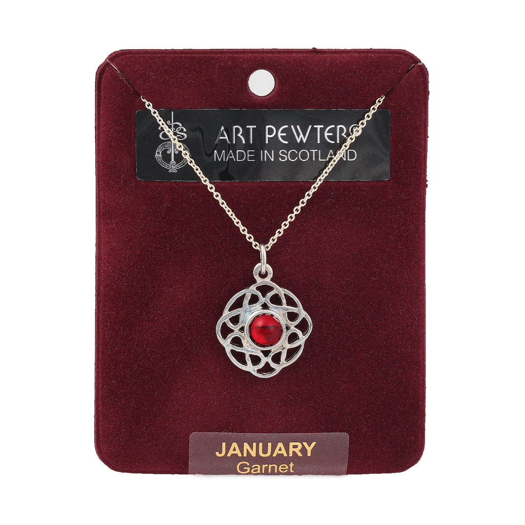 Birth Stone Pendant January