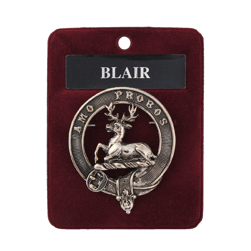 Art Pewter Clan Badge 1.75" Blair