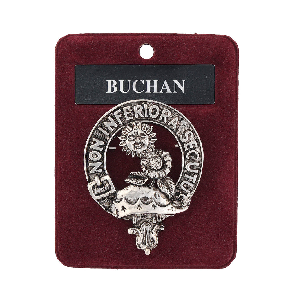 Art Pewter Clan Badge 1.75" Buchan