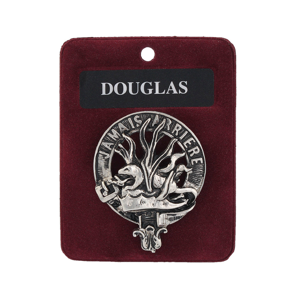 Art Pewter Clan Badge 1.75" Douglas