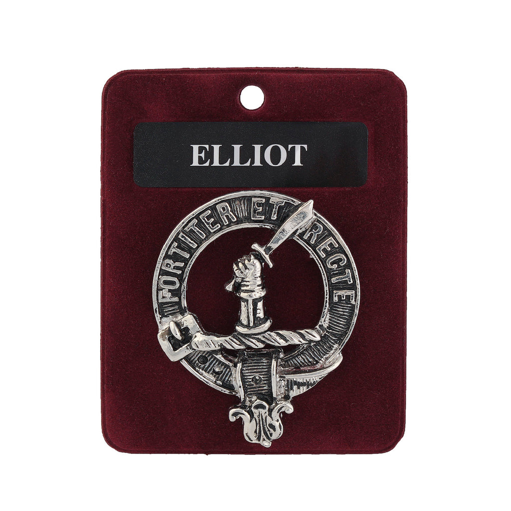 Art Pewter Clan Badge 1.75" Elliot