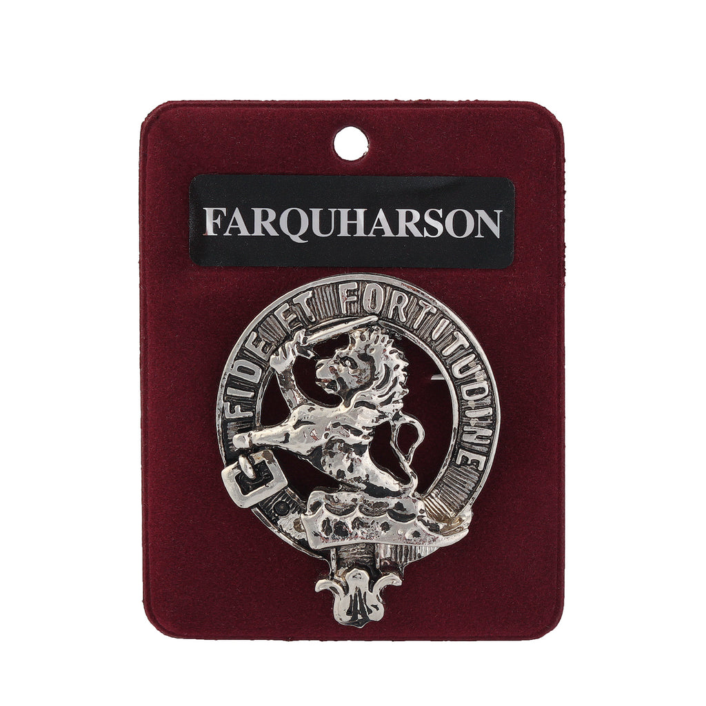 Art Pewter Clan Badge 1.75" Farquharson