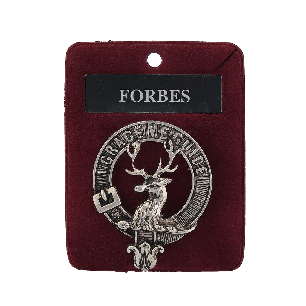 Art Pewter Clan Badge 1.75" Forbes