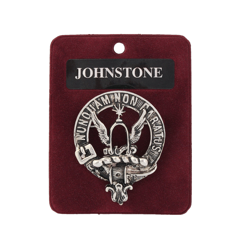Art Pewter Clan Badge 1.75" Johnstone