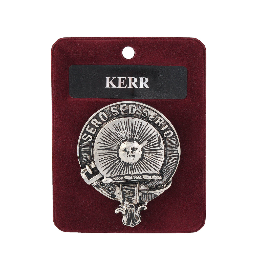 Art Pewter Clan Badge 1.75" Kerr