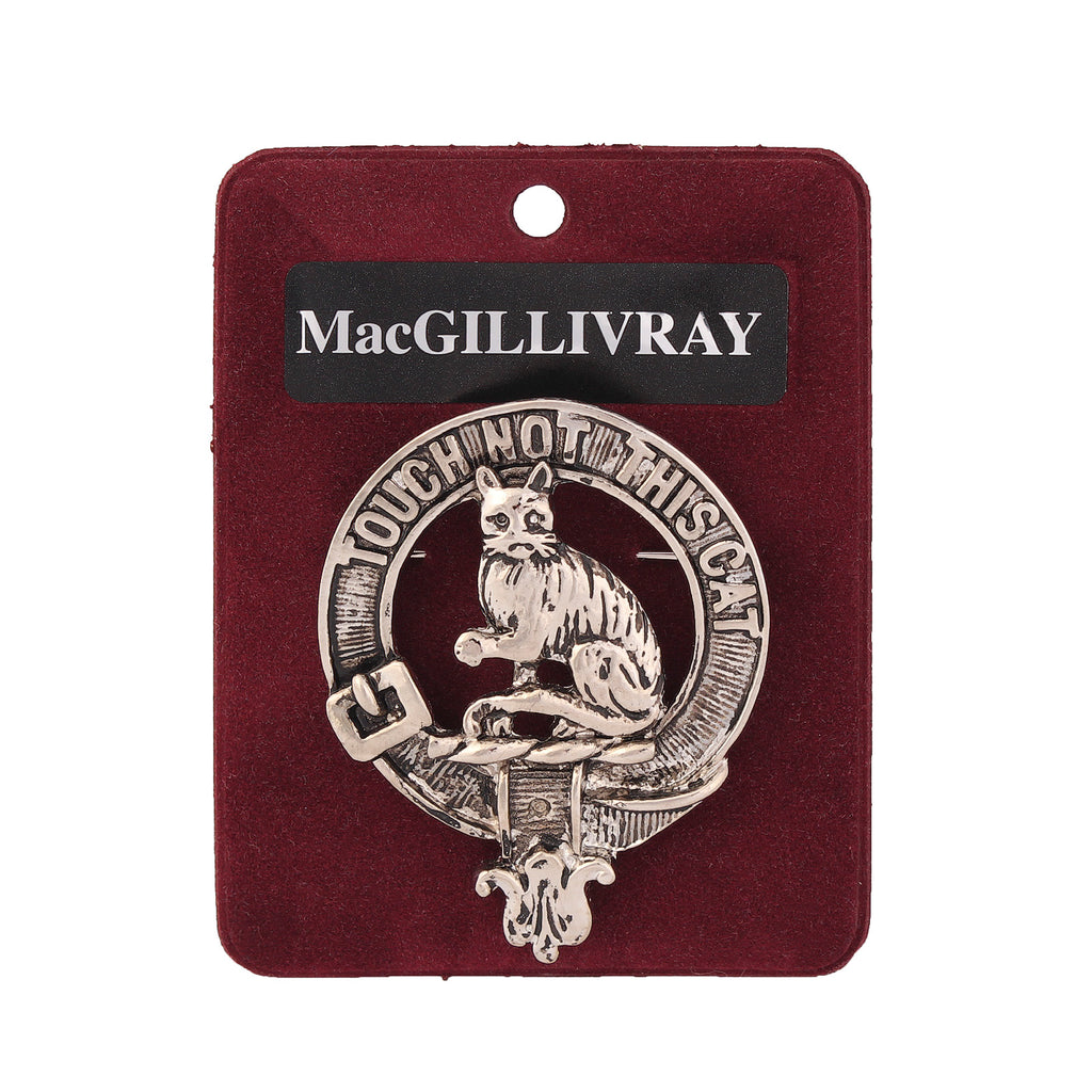 Art Pewter Clan Badge 1.75" Macgillivray