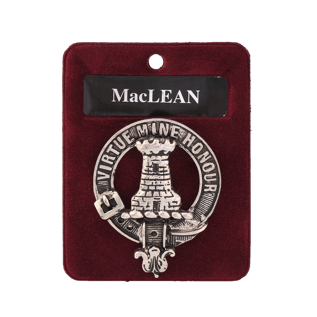 Art Pewter Clan Badge 1.75" Maclean