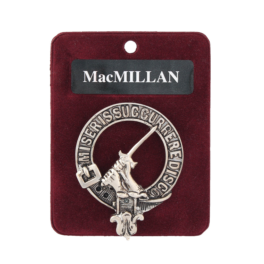 Art Pewter Clan Badge 1.75" Macmillan