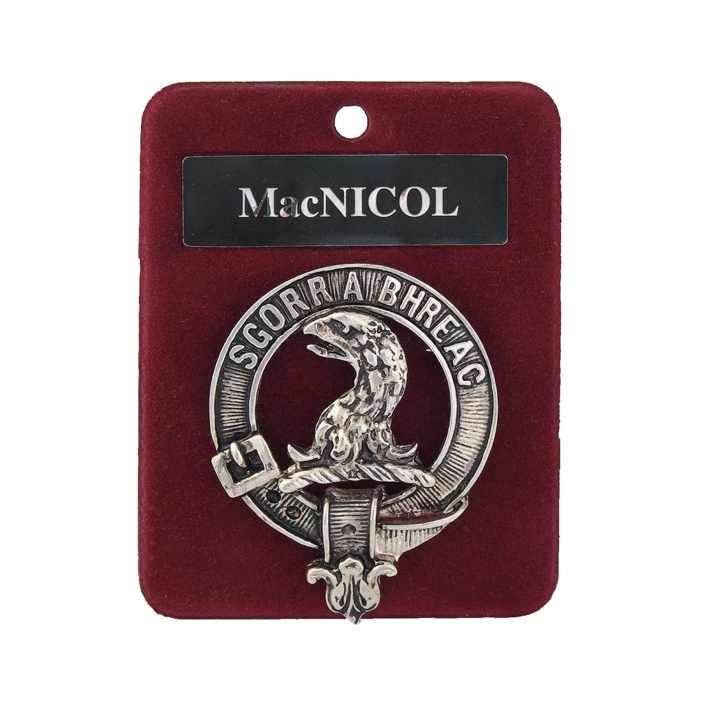 Art Pewter Clan Badge 1.75" Macnicol
