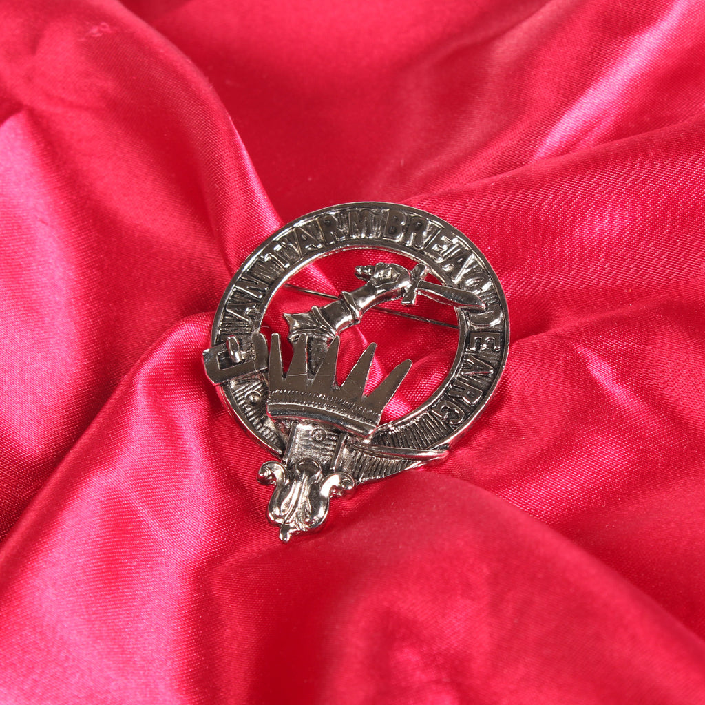 Art Pewter Clan Badge 1.75" Macquarrie