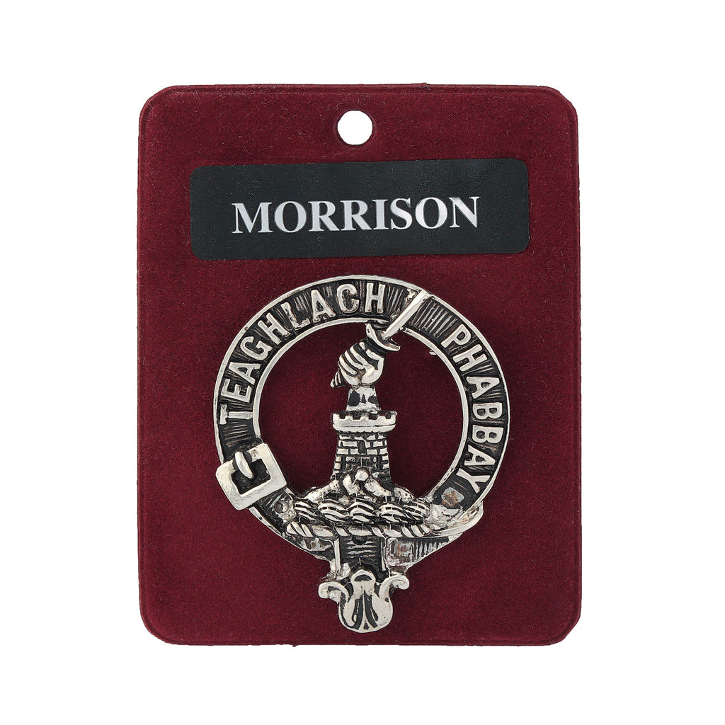 Art Pewter Clan Badge 1.75" Morrison