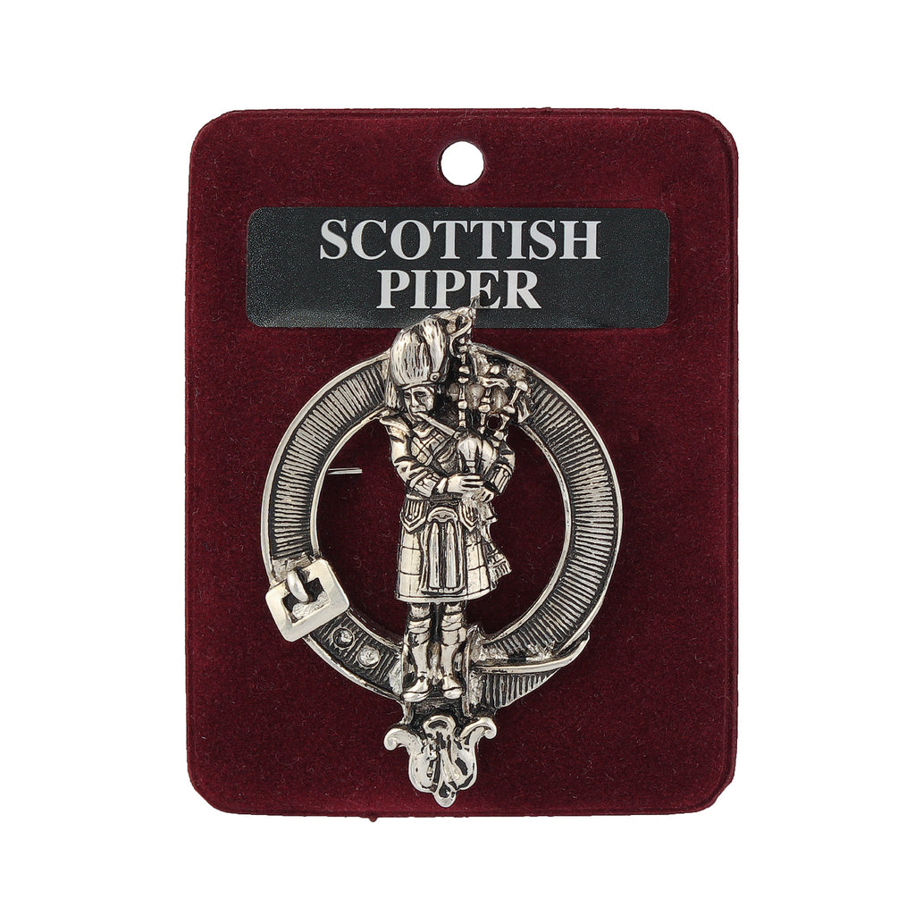 Art Pewter Clan Badge 1.75" Pringle