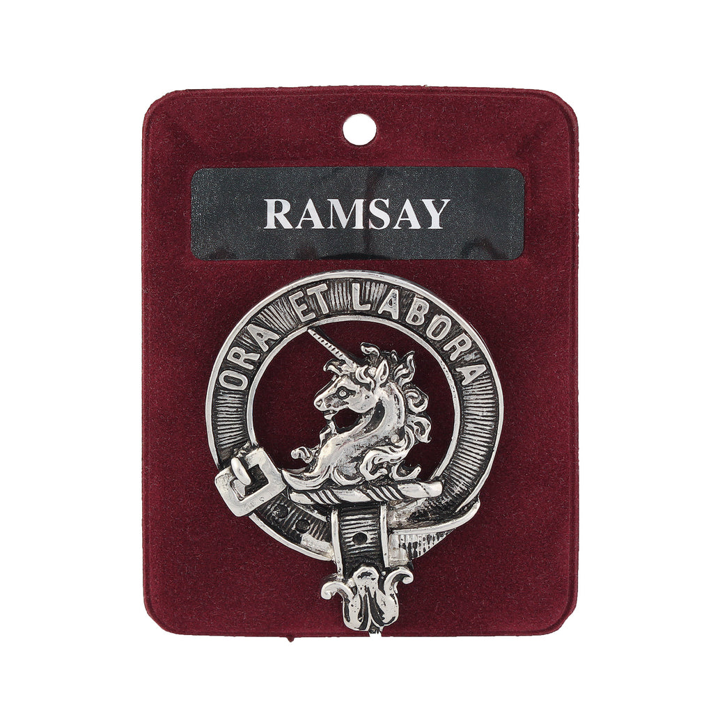 Art Pewter Clan Badge 1.75" Ramsay