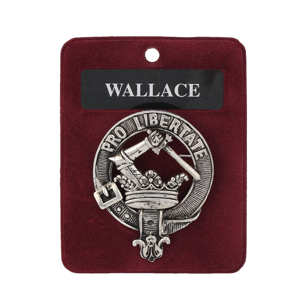 Art Pewter Clan Badge 1.75" Wallace