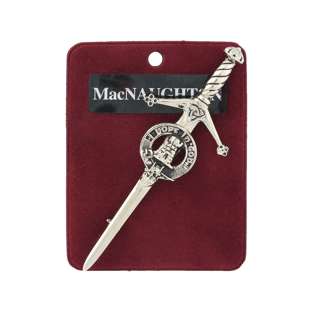 Art Pewter Kilt Pin Macnaughton