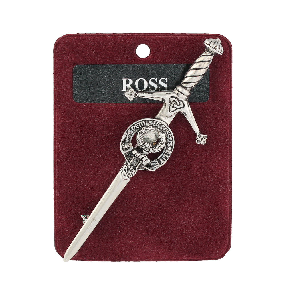 Art Pewter Kilt Pin Ross