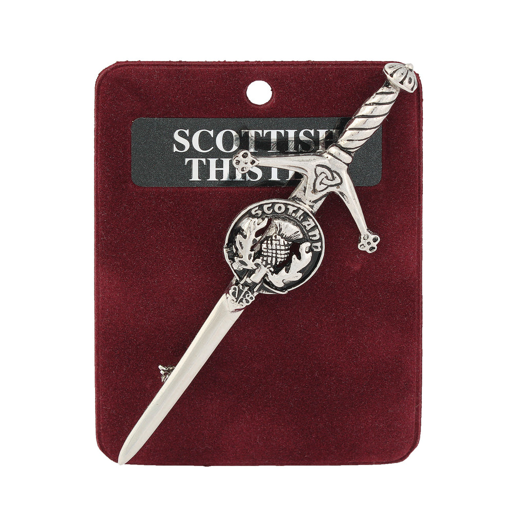 Art Pewter Kilt Pin Scots Thistle