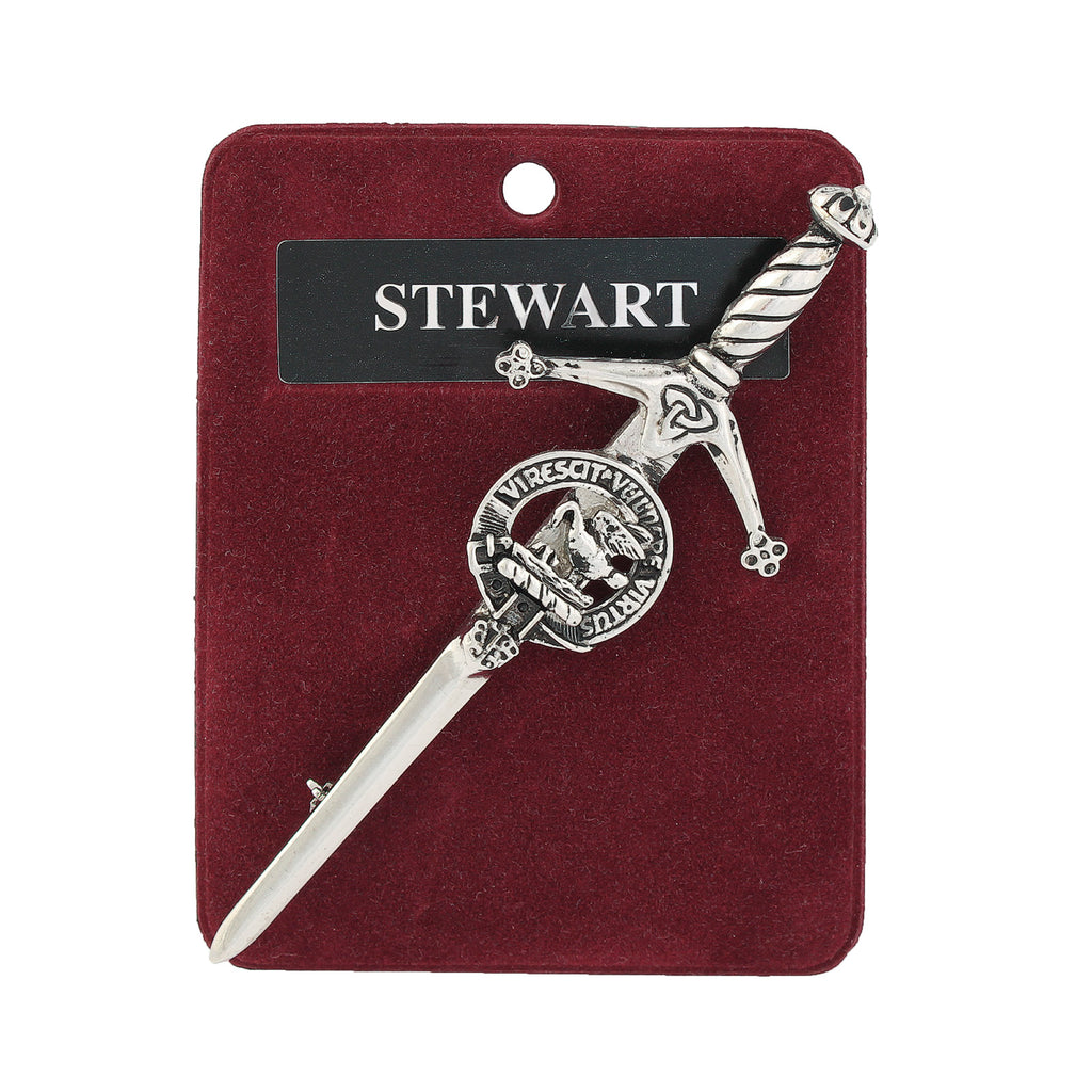 Art Pewter Kilt Pin Stewart