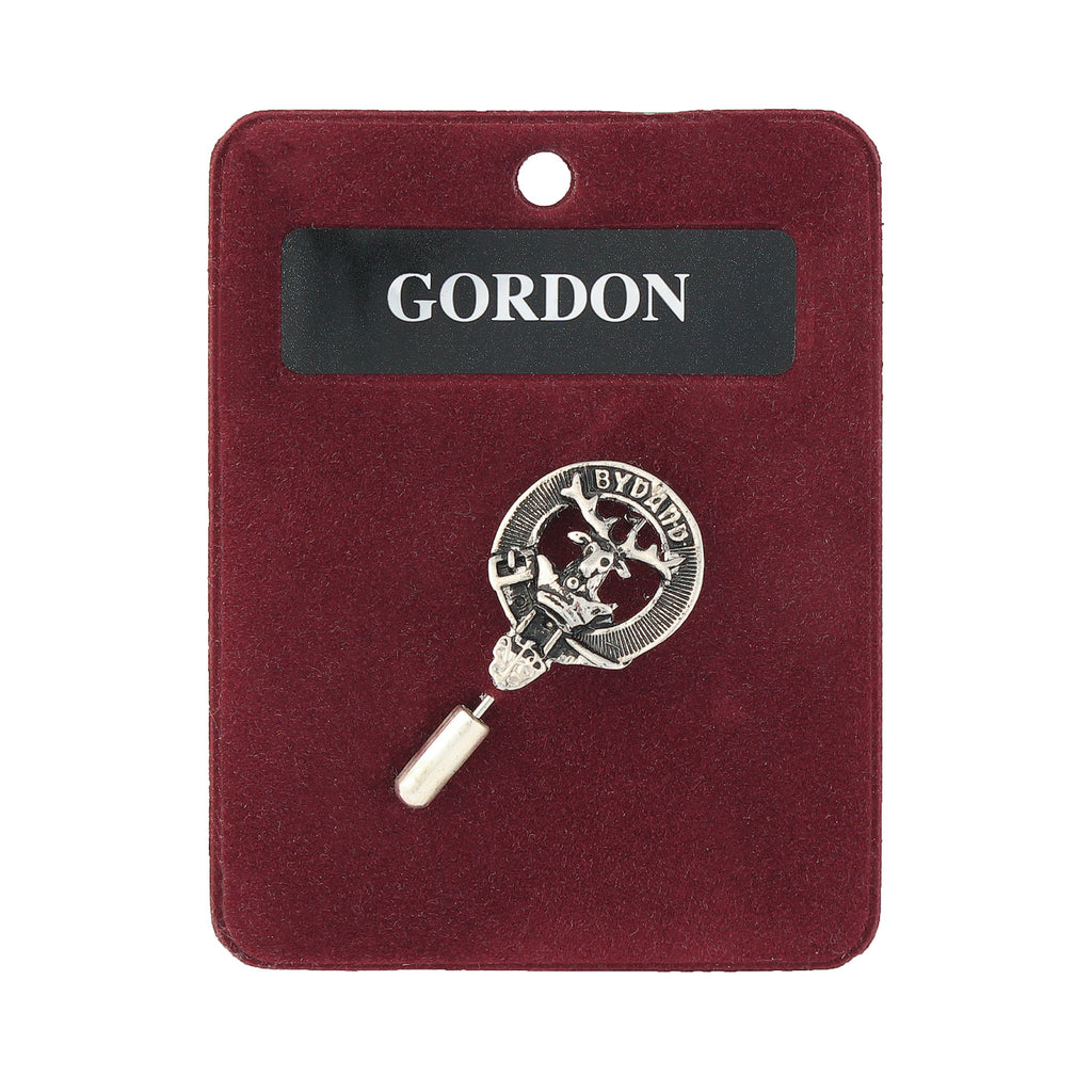 Art Pewter Lapel Pin Gordon