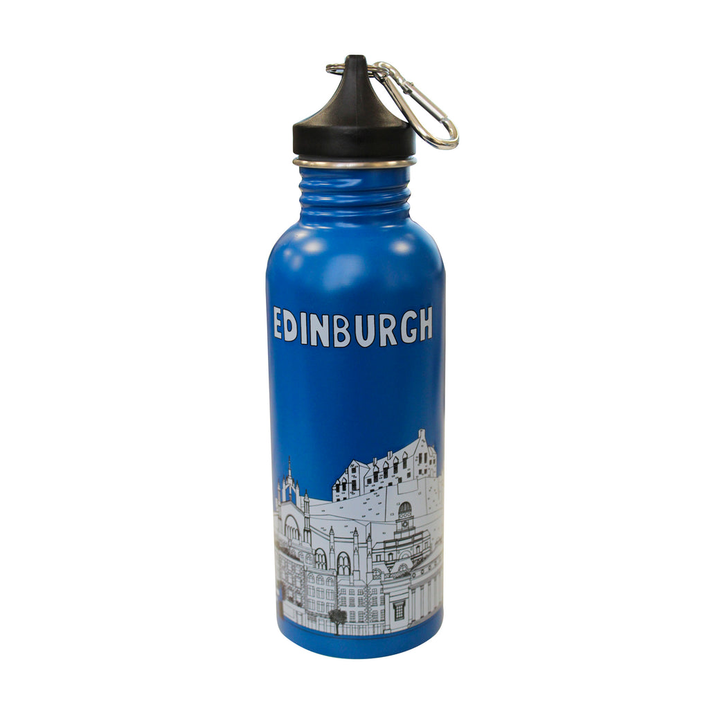 Big City Water Bottle- Edinburgh Skyline