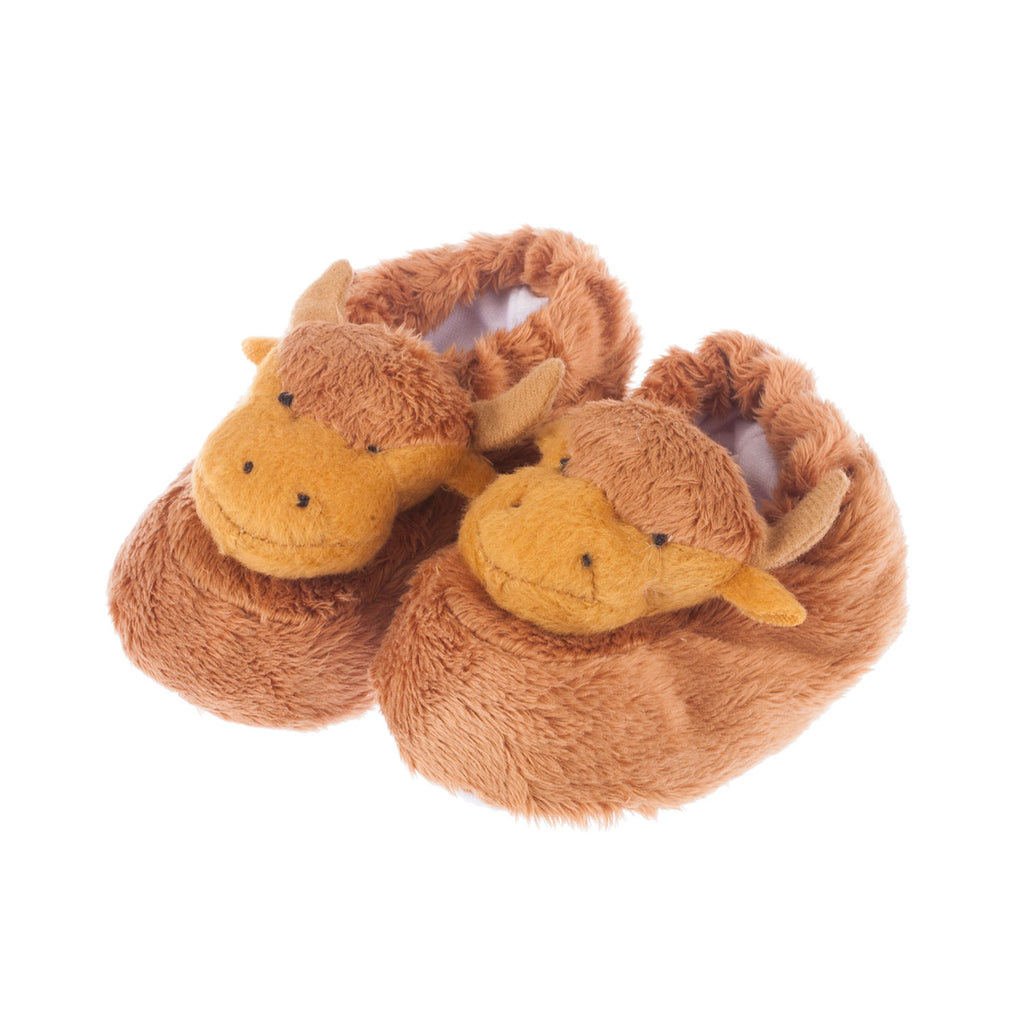 Highland Cow Baby Booties