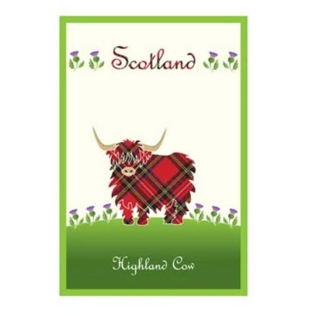 Highland Cow Tea Towel