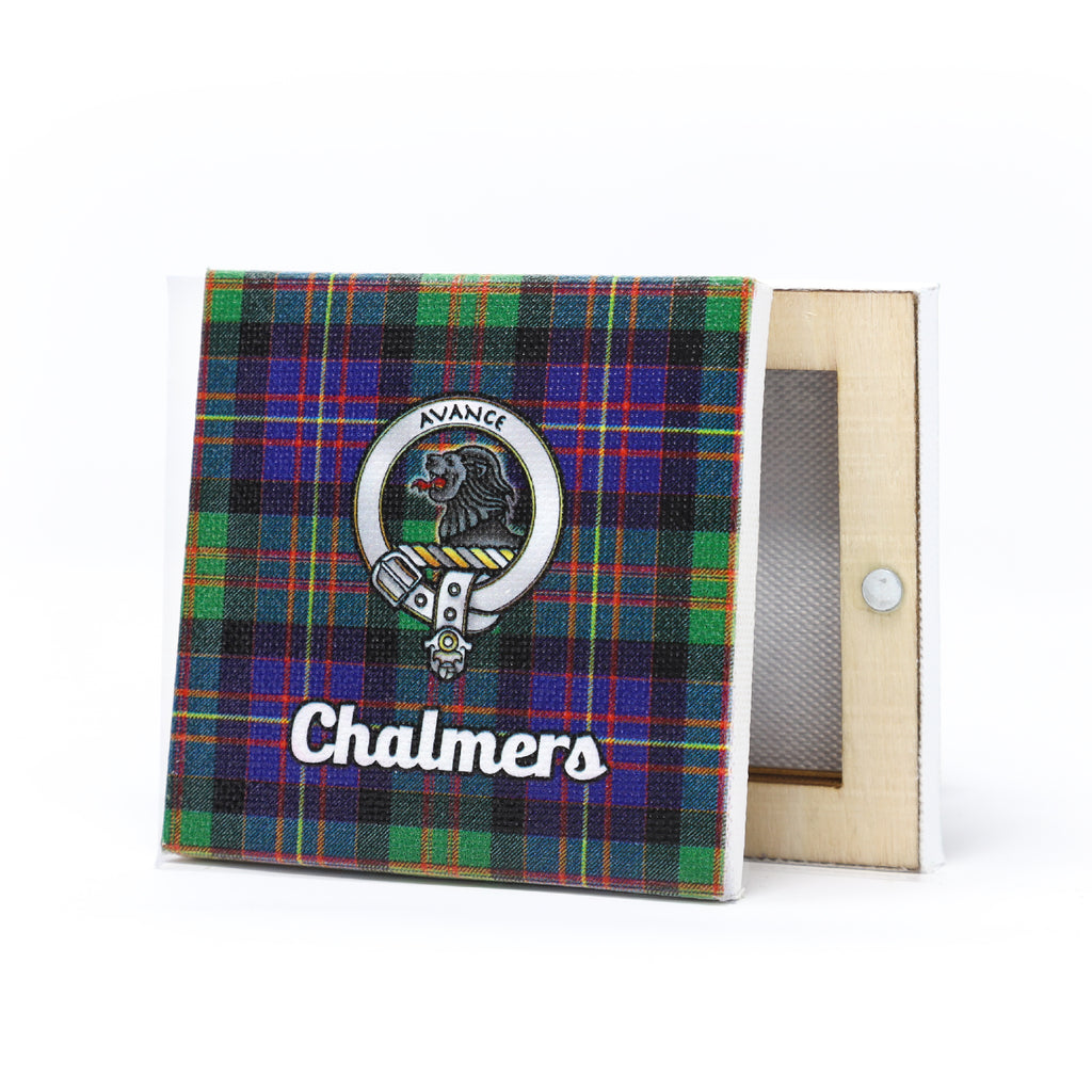 Clan Square Fridge Magnet Chalmers