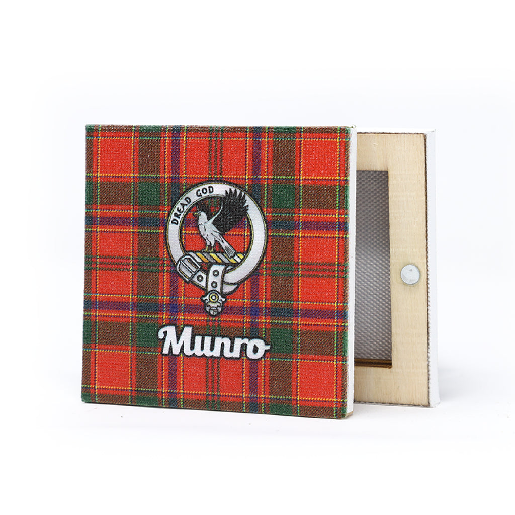 Clan Square Fridge Magnet Munro