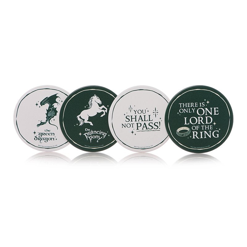 Set Of 4 Coasters - Lord Of The Rings