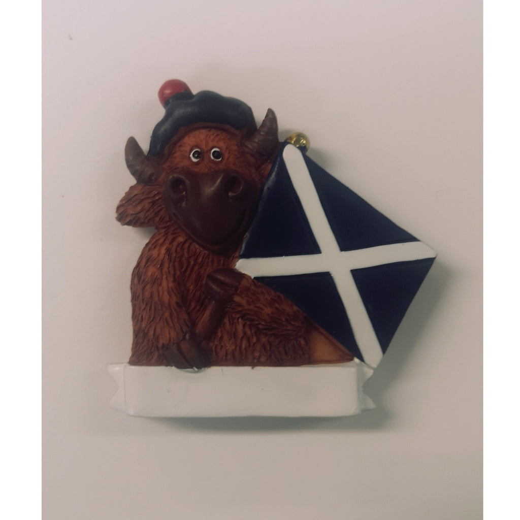 Highland??Cow & Saltire ??Magnet