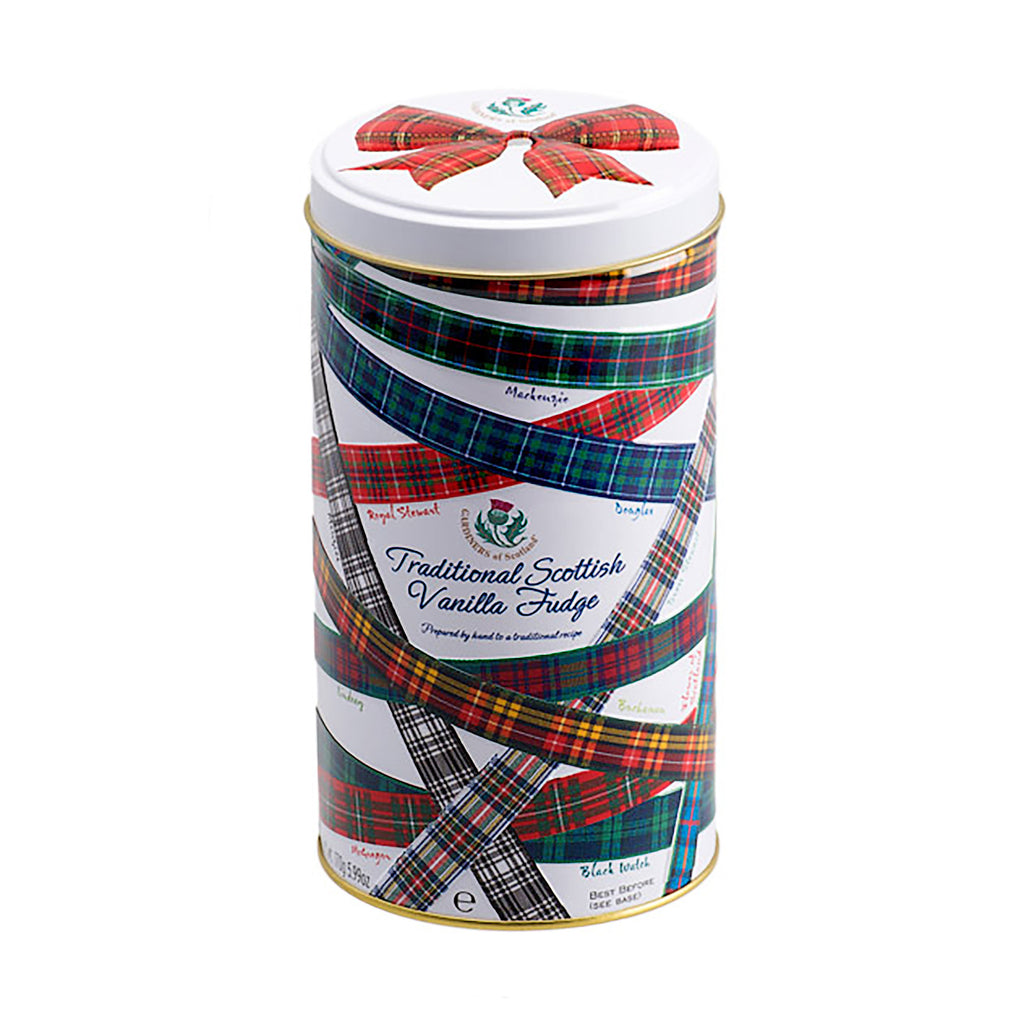 Tartan Ribbon Tin