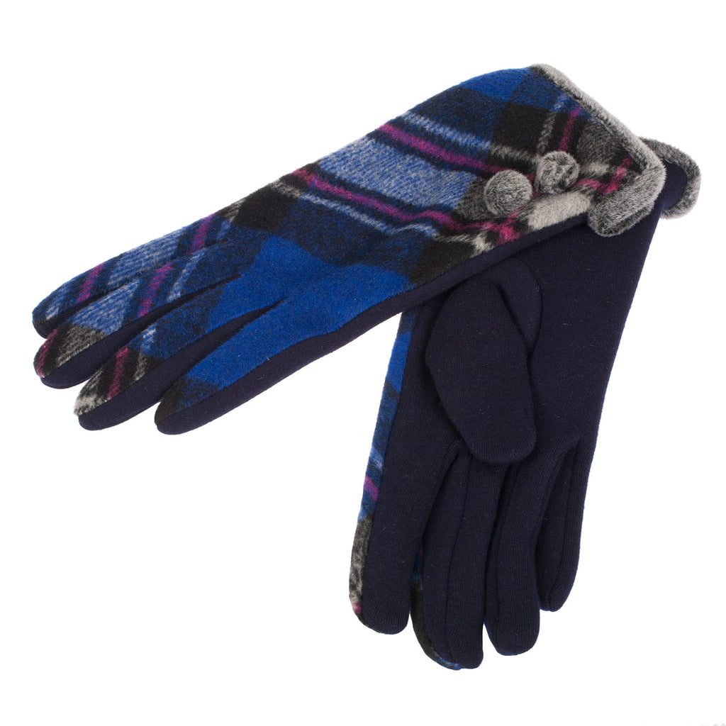 Tartan Glove Pompom