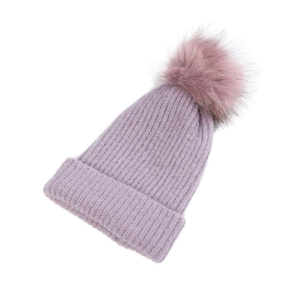 Soft Touch Pom Pom Hat