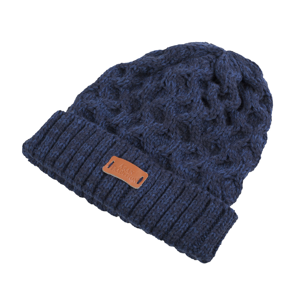 Unisex Aran Cable Beanie Hat