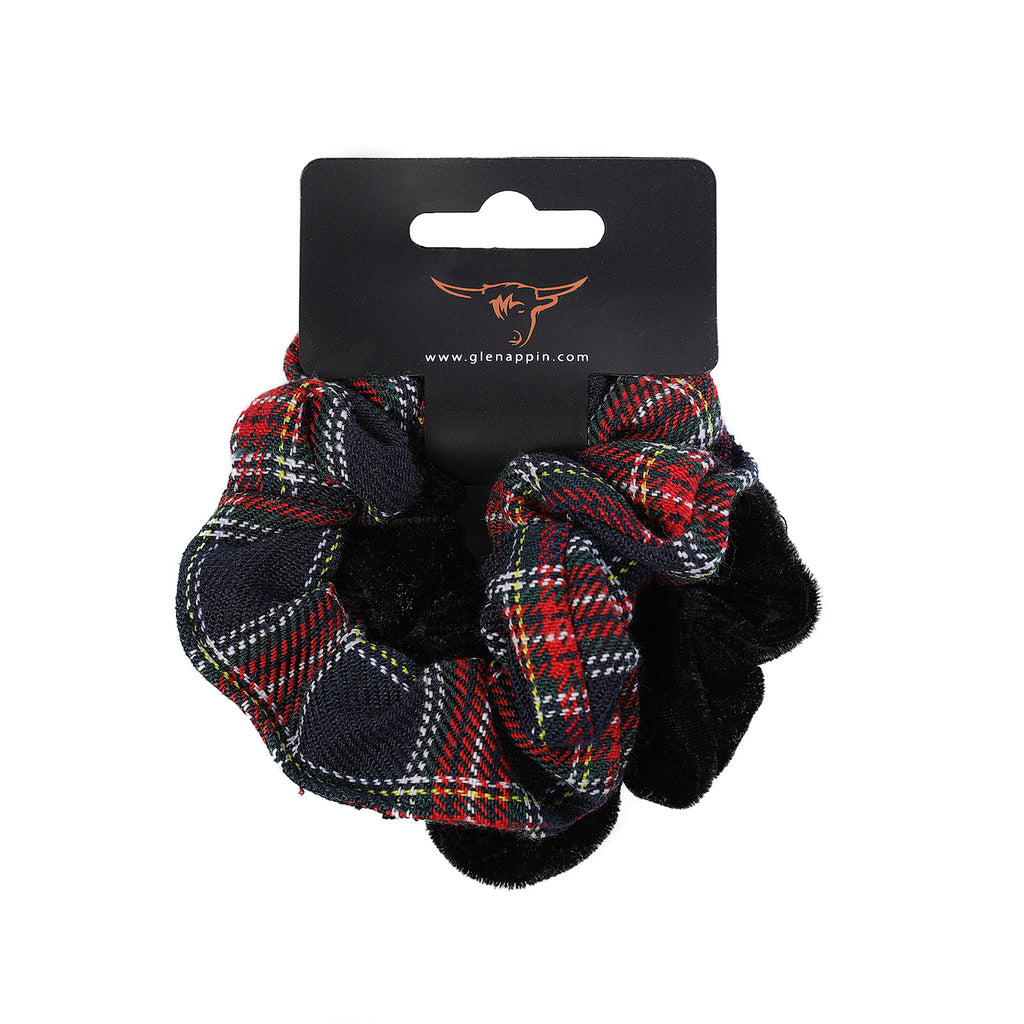 Tartan Scrunchie Blue