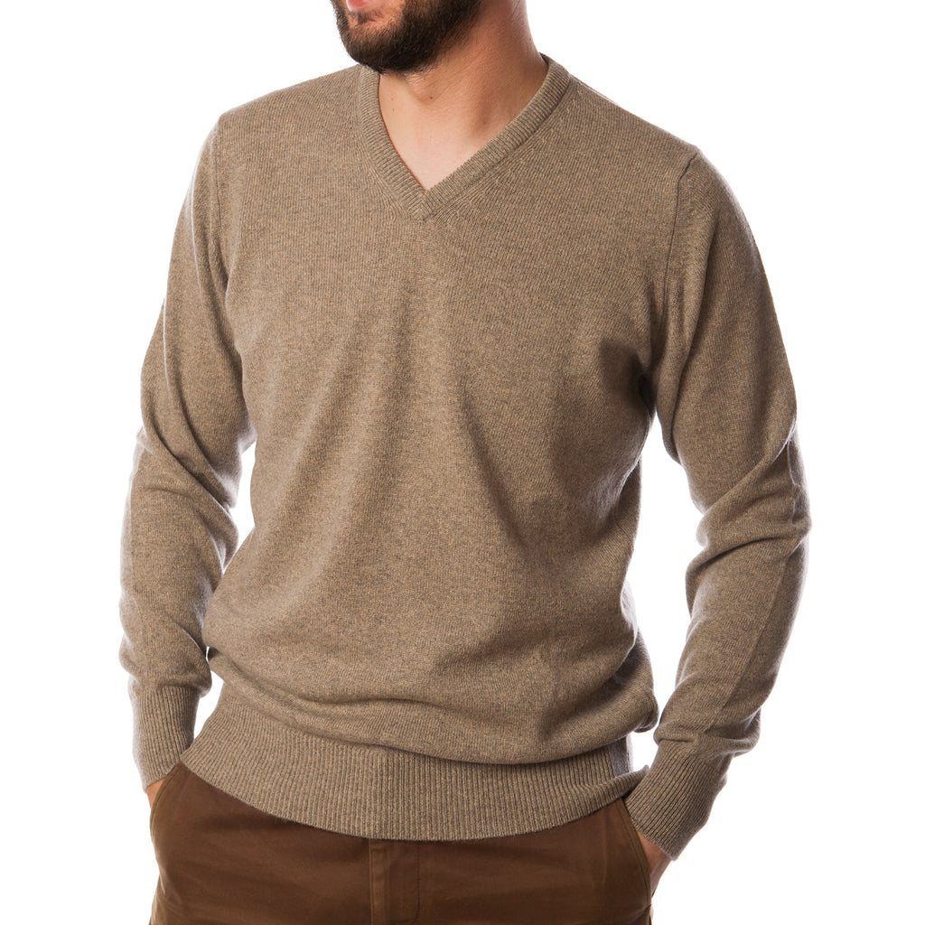 Men's Hawick Knitwear Pure Cashmere Pla  Orkney